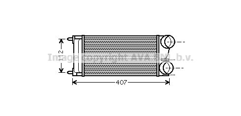 AVA QUALITY COOLING Интеркулер PEA4334